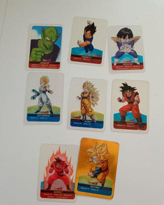 Lotto 8 Lamincards Dragon Ball Z Edibas Argento