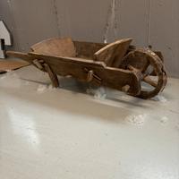 Cariola in legno d’epoca da collezionismo