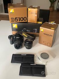 Nikon D5100  + 18‑55mm + Nikkor 50mm f/1.8 G