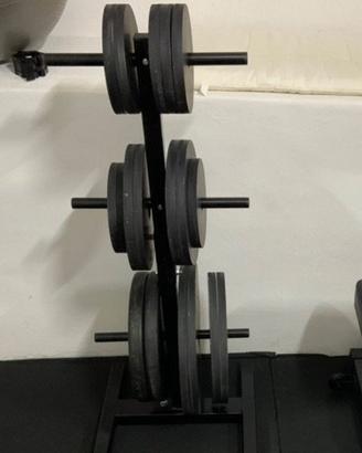 rastrelliera porta pesi per dischi decathlon 
