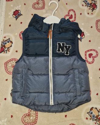 Giacca imbottita smanicata (taglia 3-4 anni)