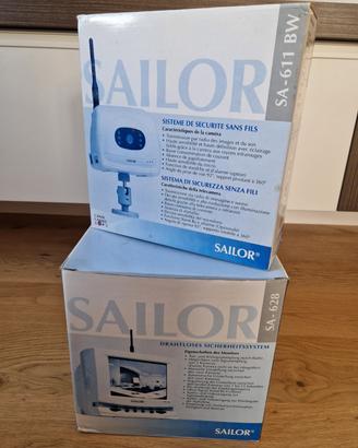 Sistema videosorveglianza B/N vintage Sailor
