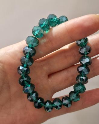 Bracciale artigianale verde