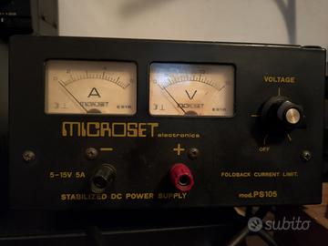 PS 105A Microset - Alimentatore stab.