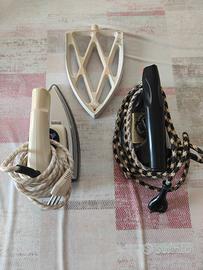 coppia di ferri da stiro vintage collezionismo