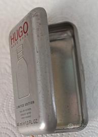 Scatola vuota in latta Hugo Boss vintage .