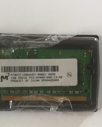 DDR2 1 Gb SO DIMM PC2 6400S