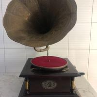 GRAMMOFONO QUADRATO A TROMBA SOUND MASTER