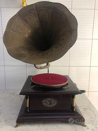 GRAMMOFONO QUADRATO A TROMBA SOUND MASTER