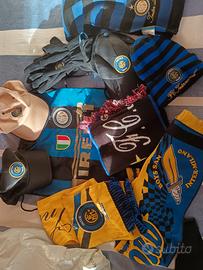 Lotto accessori indumenti sportivi Inter