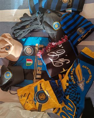 Lotto accessori indumenti sportivi Inter
