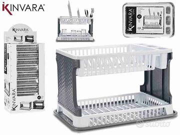 Scolapiatti 2 Piani Plastica Rigida - Alta Qualita