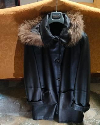 Cappotto da donna in vera pelle