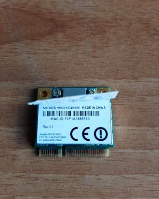 Modulo scheda wi-fi Realtek RTL8191SE per notebook