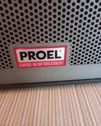 Casse acustiche passiv con Mixer amplificato Proel