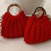 portachiavi a forma di borsetta  idea bomboniera 