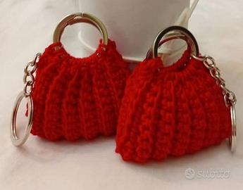 portachiavi a forma di borsetta  idea bomboniera 