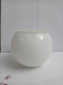 Vaso in vetro Bianco