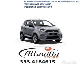 RICAMBI MICROCAR AIXAM LIGIER JDM GRECAV BOLZANO
