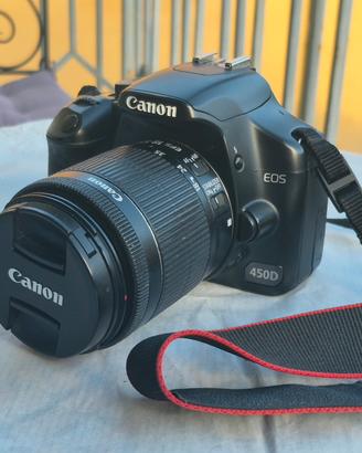 Reglex Canon  eos 450d  kit con obiettivo 18-55