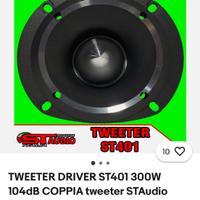 tweter st audio 401