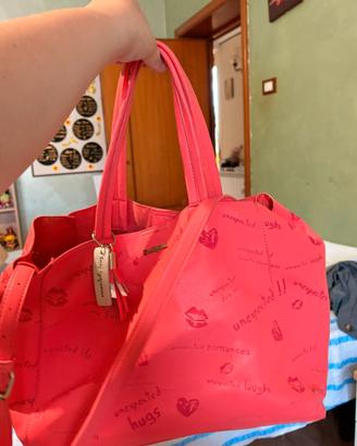 Set Borsa Desigual Originale + Pochette Interna