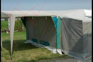 Veranda+cucinotto/camerina per roulotte