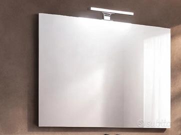 SPECCHIO BAGNO A FILO LUCIDO 80x70 cm reversibile 