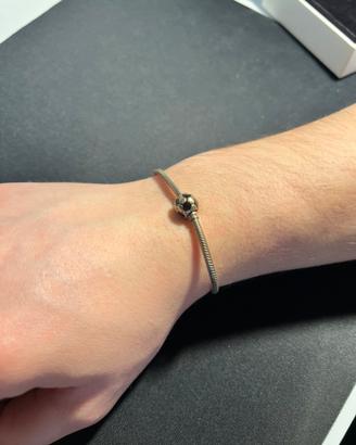 Bracciale Pandora con Charm Palla da Calcio