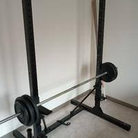 Rack decathlon pieghevole con safety bar