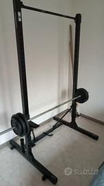 Rack decathlon pieghevole con safety bar