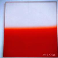 Filtro fotografico cokin degradante rosso