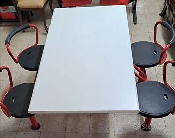 AIRON TAVOLO MENSA 4 POSTI GIREVOLI