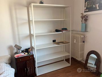 Libreria bianca Fjalkinge ikea metallo 118x35x193