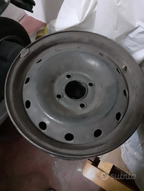 CERCHI ferro R14 4fori e RUOTINO scorta R13