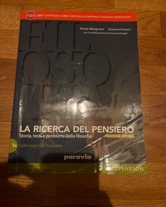 La ricerc del pensiero libro filosofia