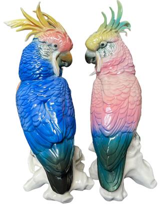 Pappagalli ceramica Karl Ens