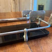 Mensola bagno e portasciugamano vintage