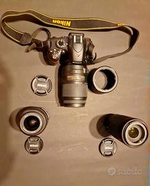 Nikon D3200(solo 8892 scatti) +  2 obiettivi