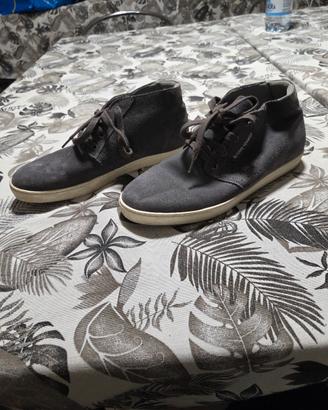 scarpe le coq sportif Taglia 42 suede grigio