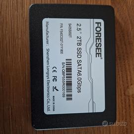 Hard disk 2TB 2.5" Sata nuovi.