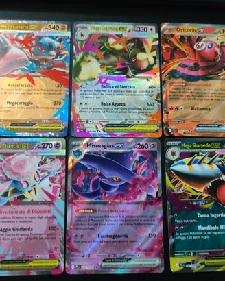 lotto carte Pokémon ex fiamme e ascesa