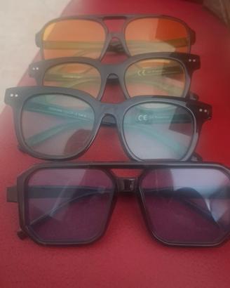 occhiali da sole colorati