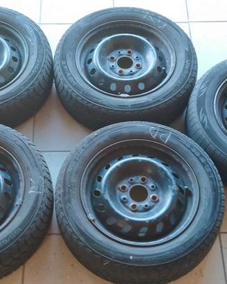 ruote complete Fiat 600 SX