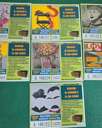 Serie 7 biglietti della Lotteria Italia 2025