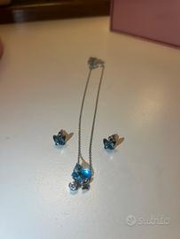 Collana e orecchini swaroski