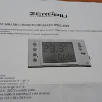 CRONOTERMOSTATO WIRELESS ZEROPIU'