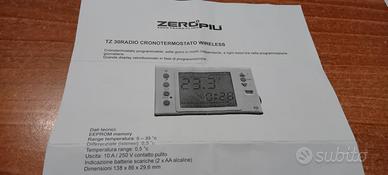 CRONOTERMOSTATO WIRELESS ZEROPIU'