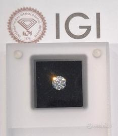 0.94 ct D VS1 Diamante Brillante Certificato IGI