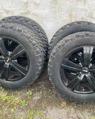 Cerchi e gomme 18 per jeep cherokee wrangler dodge